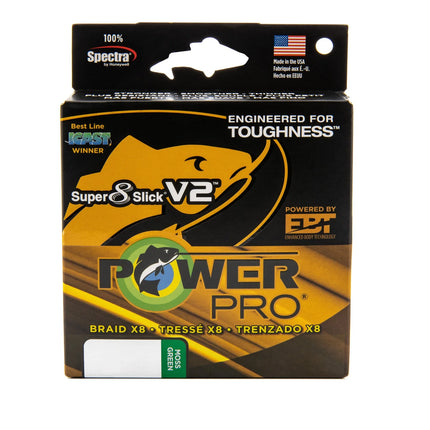 SUPER 8 SLICK V2 MOSS GREEN Braid Fishing Line